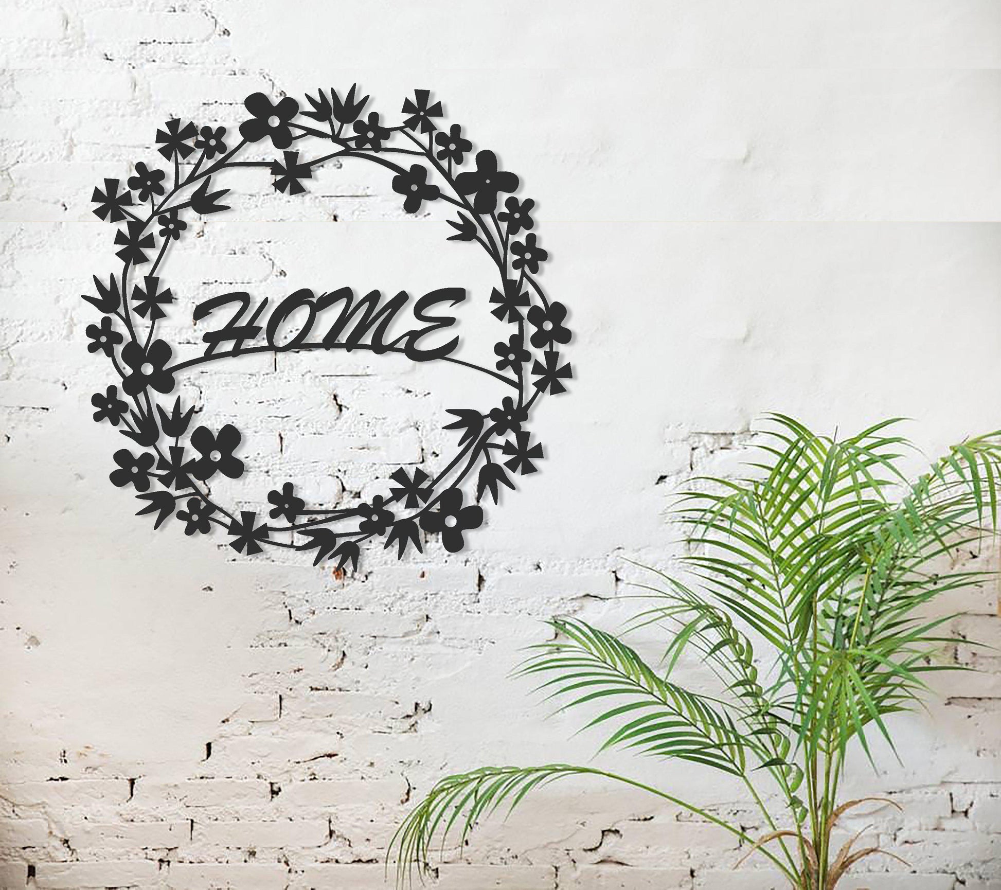 Flowery - Metal Wall Art