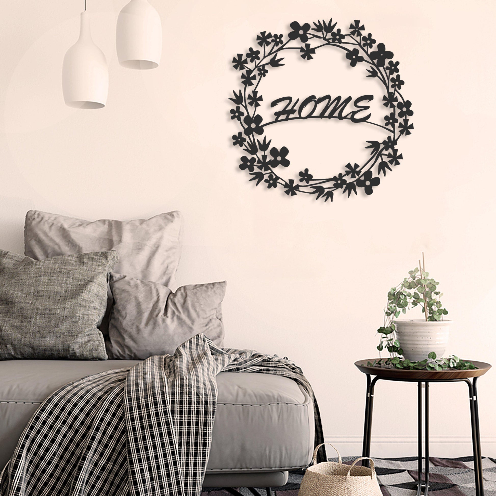 Flowery - Metal Wall Art