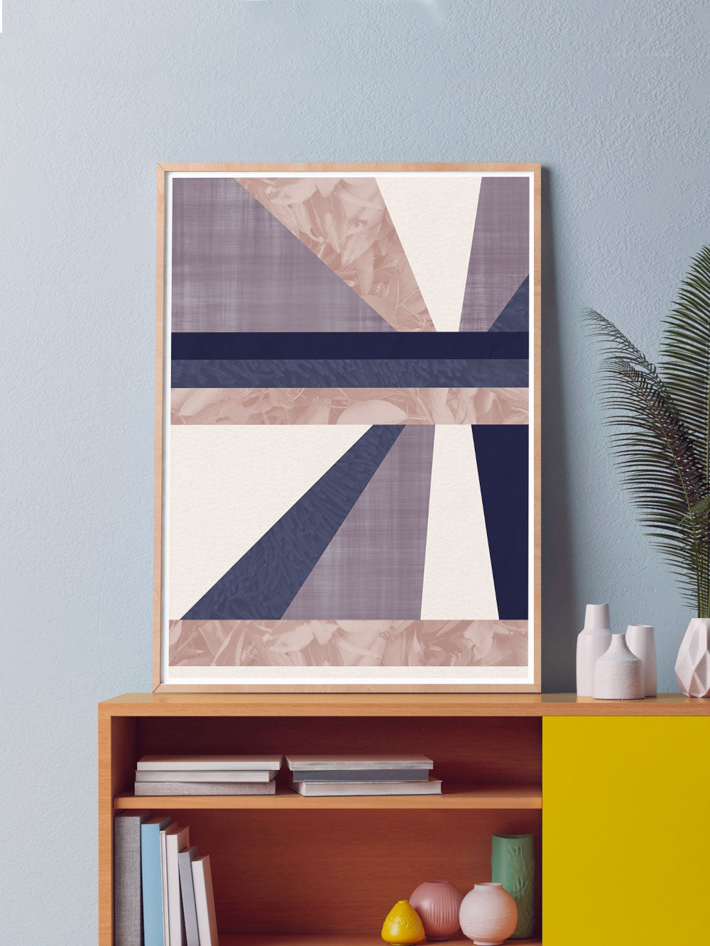 Floral Burst Geometric Poster Art