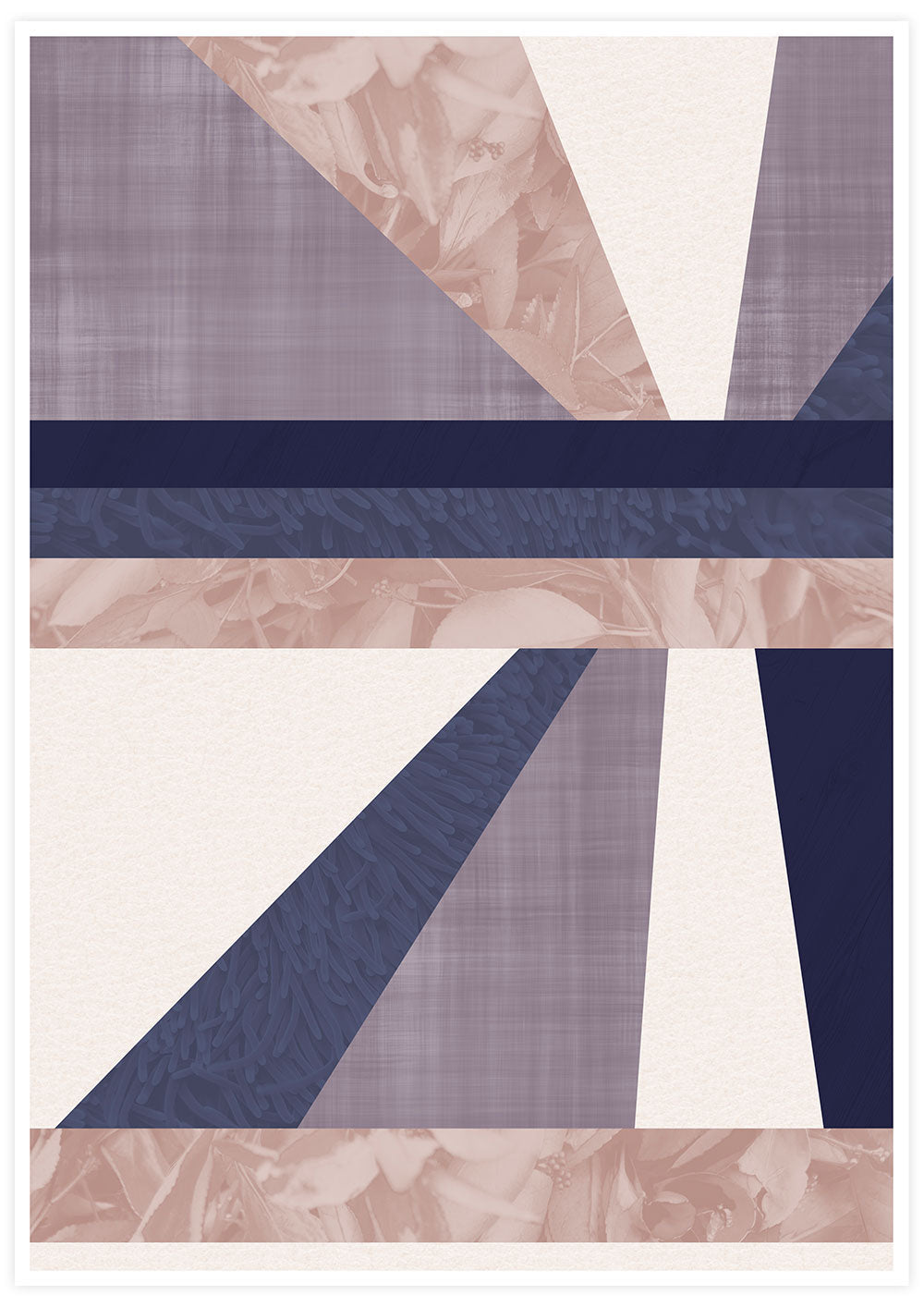 Floral Burst Geometric Poster Art