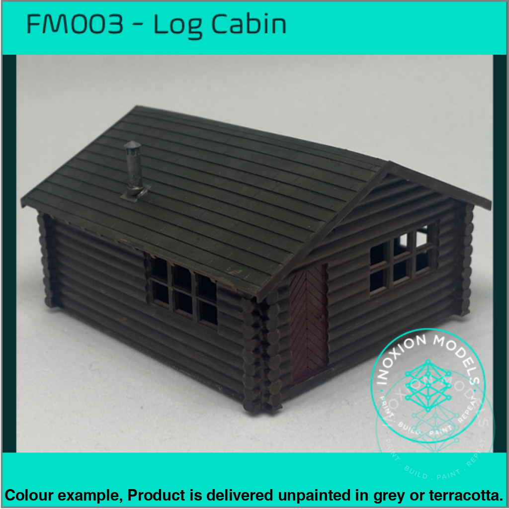 Log Cabin Model Kit OO HO Scale