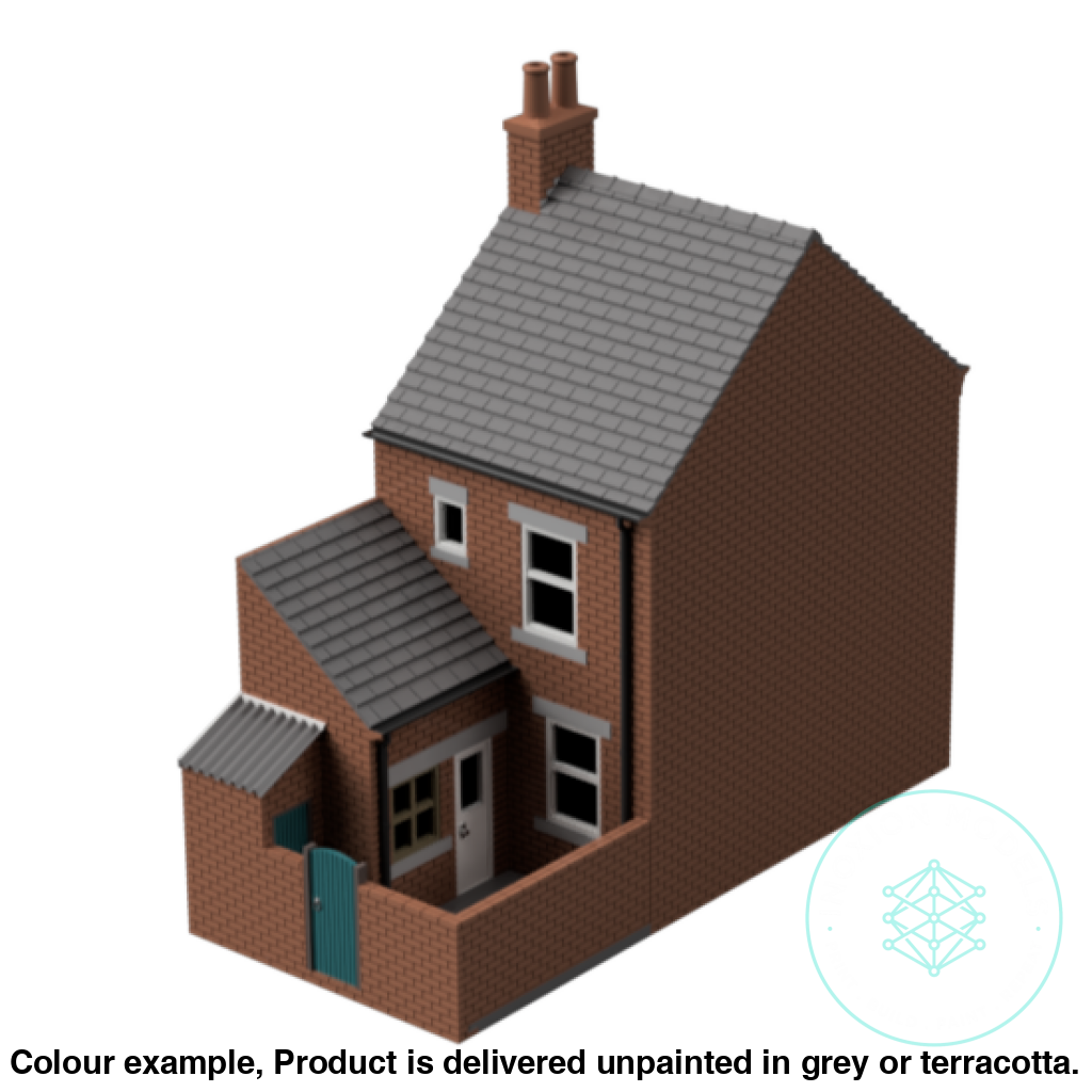 Detailed Terrace House Model OO HO Scale