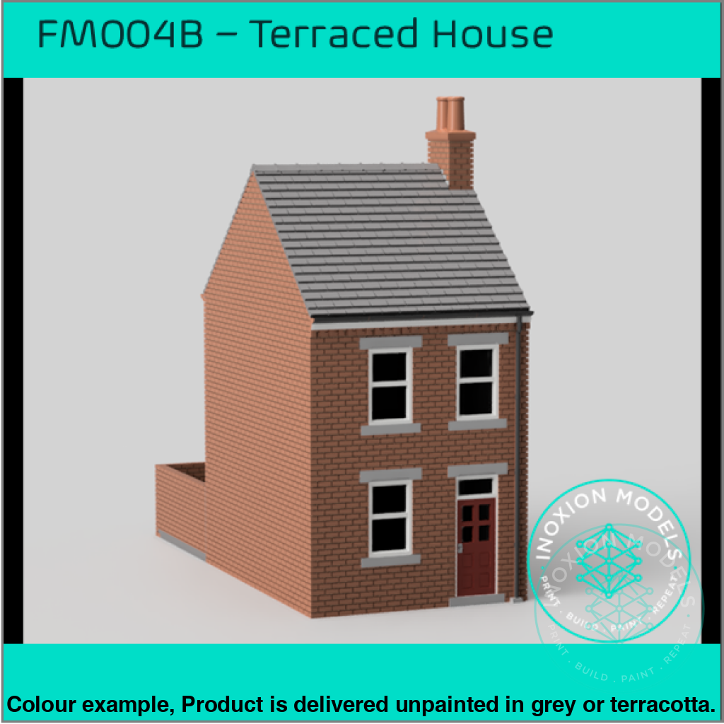 Detailed Terrace House Model OO HO Scale