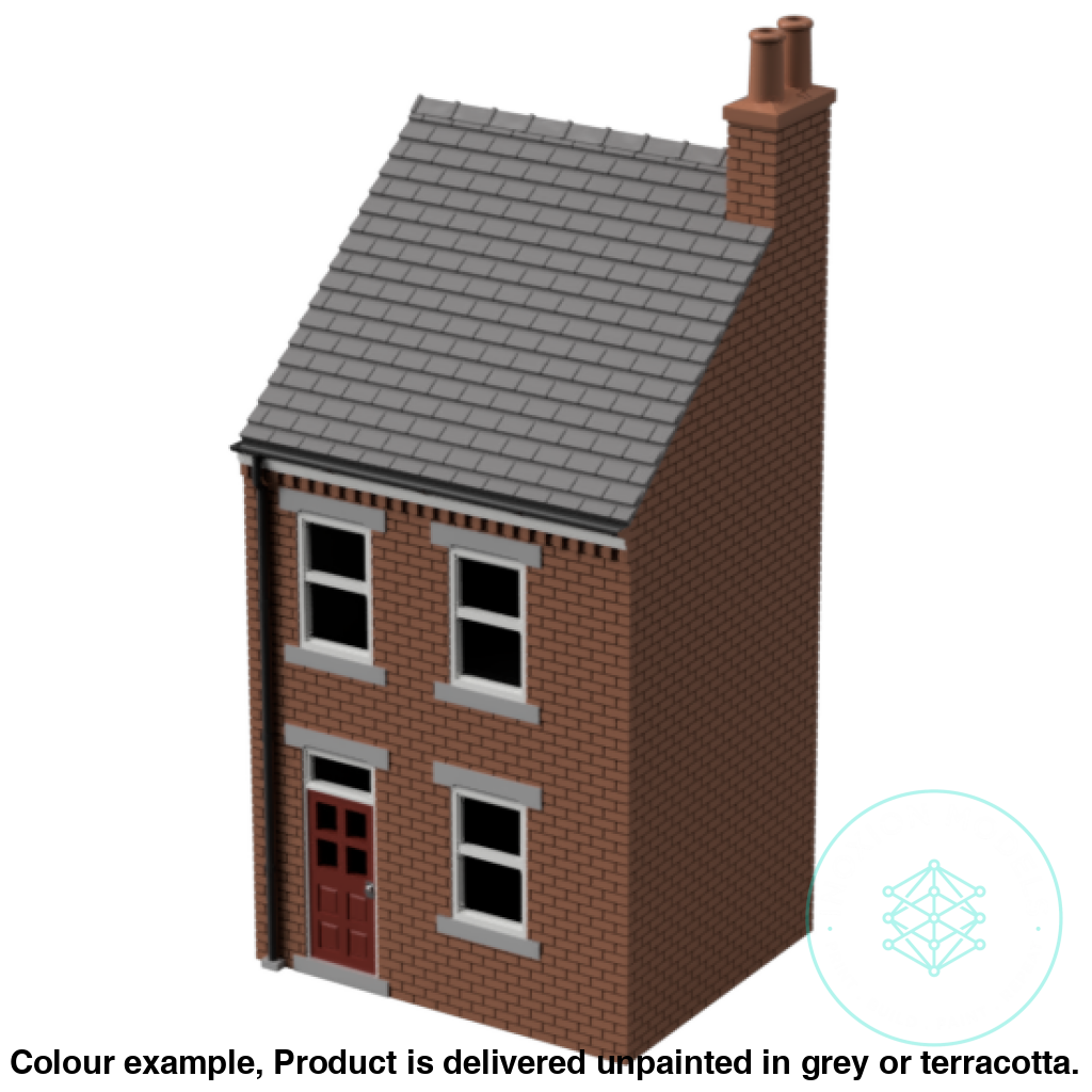 Low Relief Terrace House Model OO HO Scale