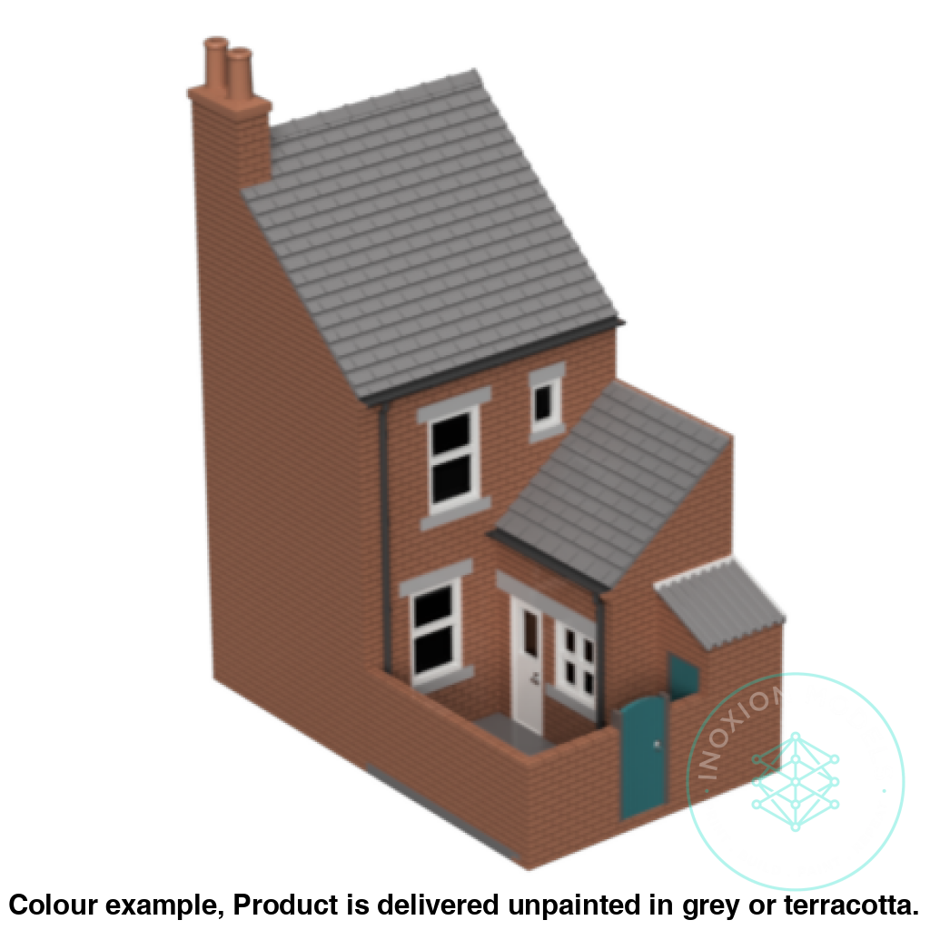 Low Relief Terrace House Model OO HO Scale