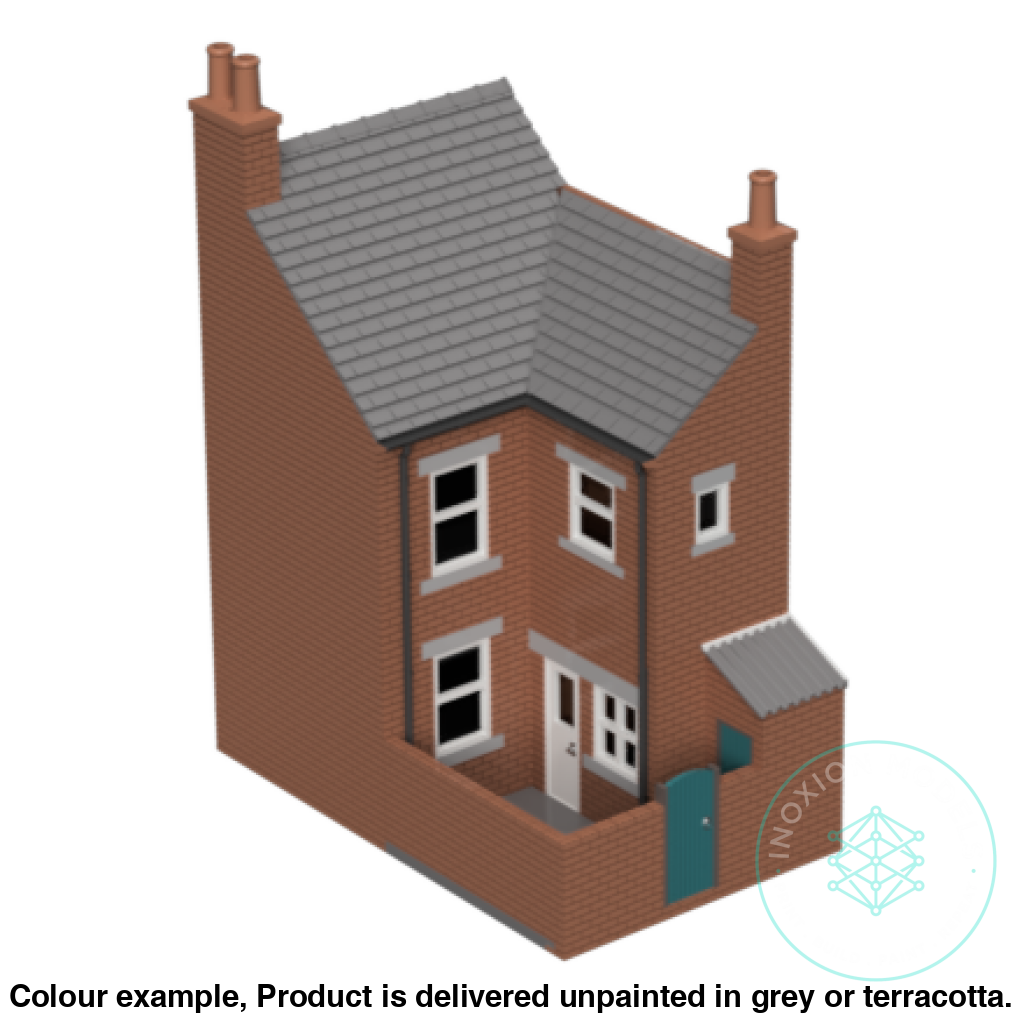 Low Relief Terrace House Model OO HO Scale