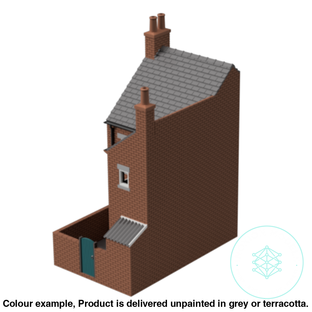 Low Relief Terrace House Model OO HO Scale