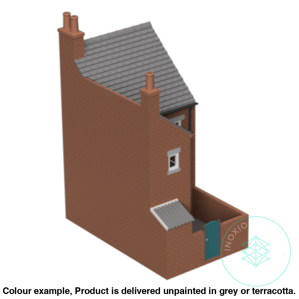 Low Relief Terrace House Model OO HO Scale