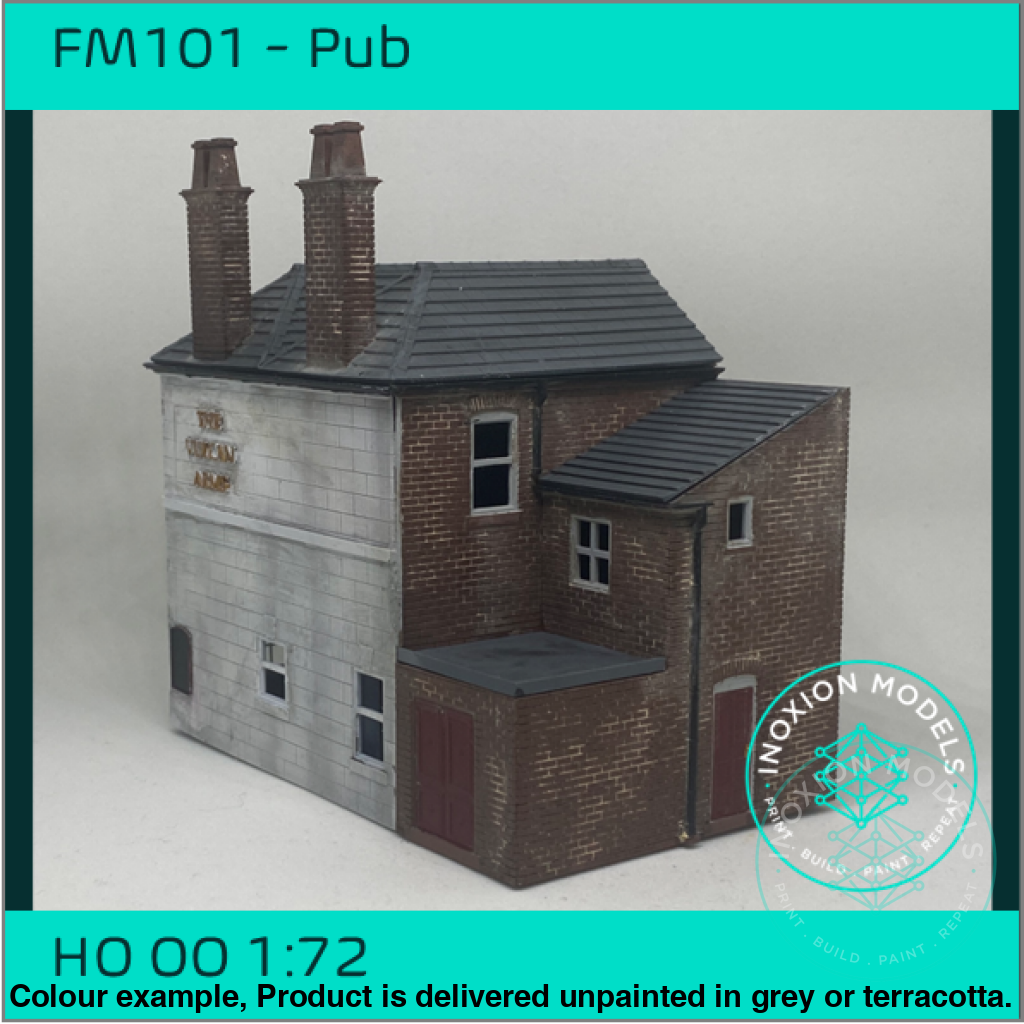 Build Your Own Pub Model Railway Building Kit HO OO Scale