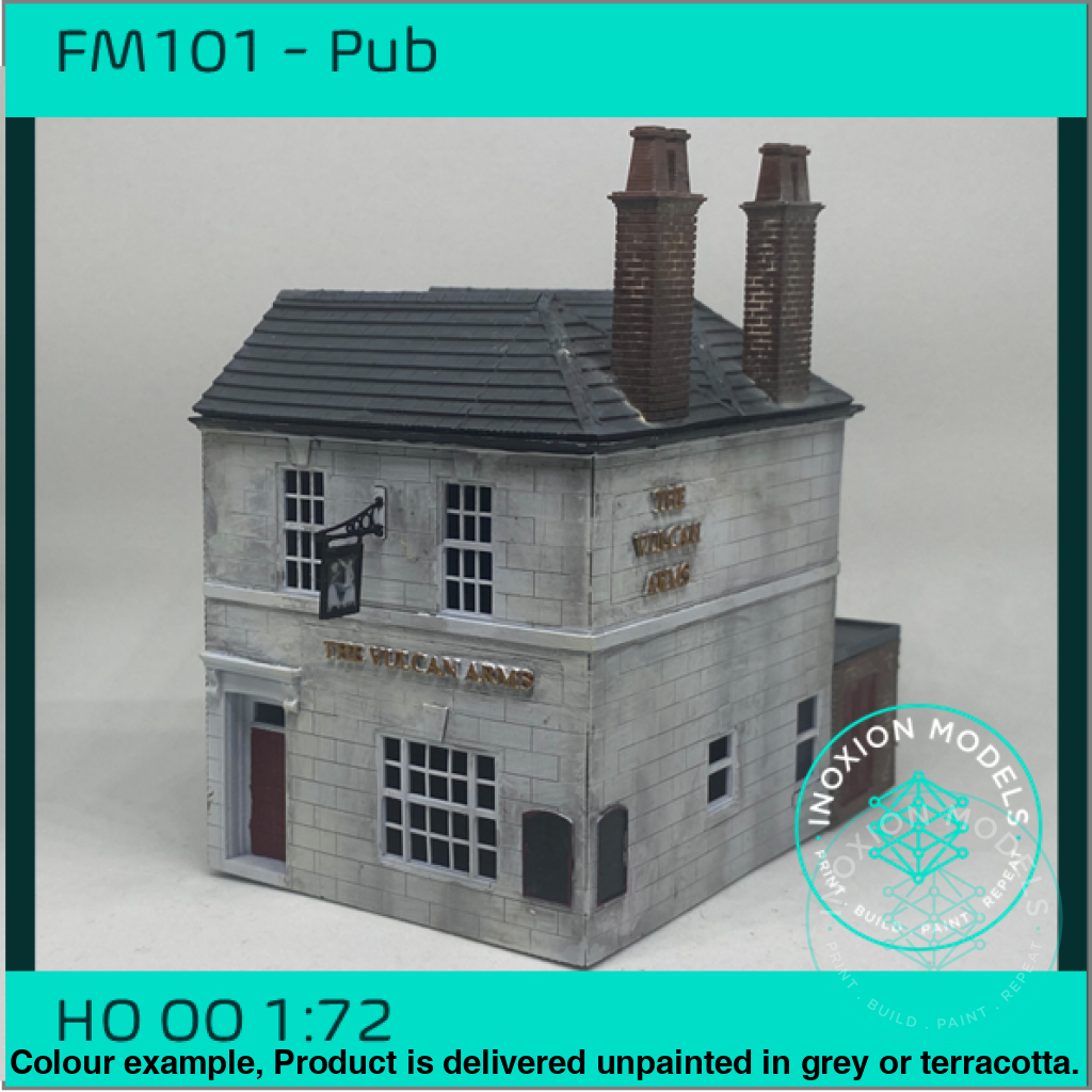 Build Your Own Pub Model Railway Building Kit HO OO Scale