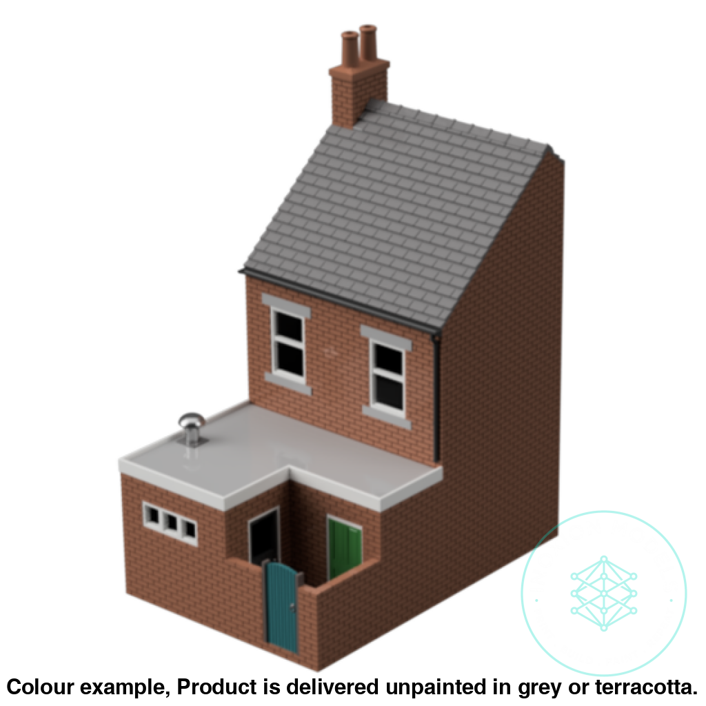 Low Relief Terrace Fish and Chip Shop Model OO HO Scale