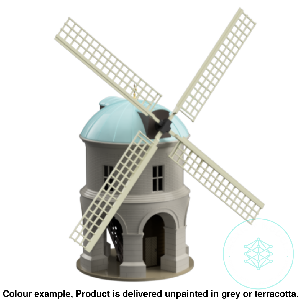 OO HO Scale Windmill Model Kit with Rotating Cupola