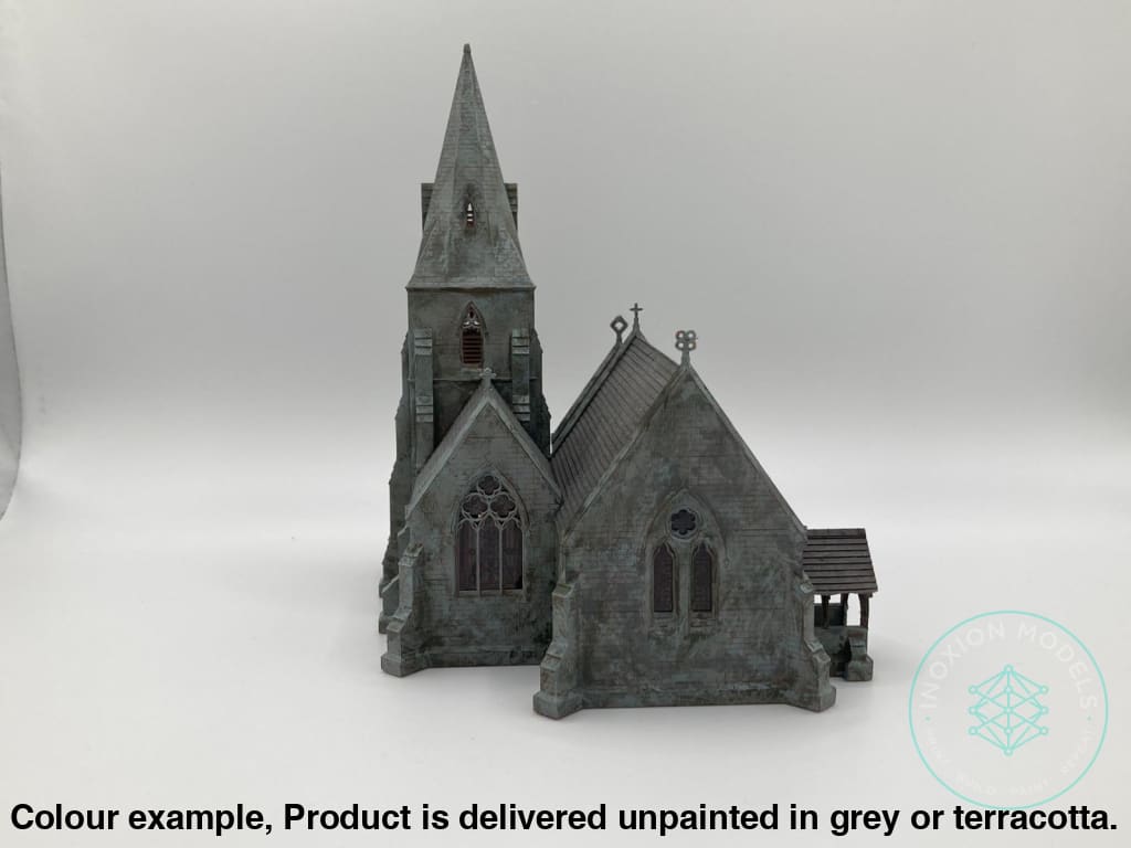 Rural Church OO HO Scale Model Kit