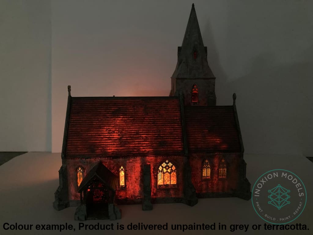 Rural Church OO HO Scale Model Kit