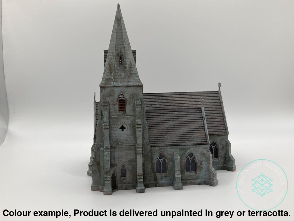 Rural Church OO HO Scale Model Kit
