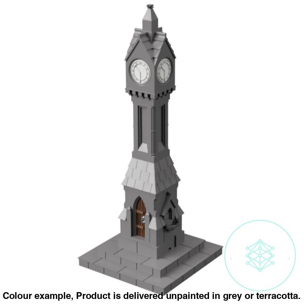 English Town Clock Model OO HO Scale