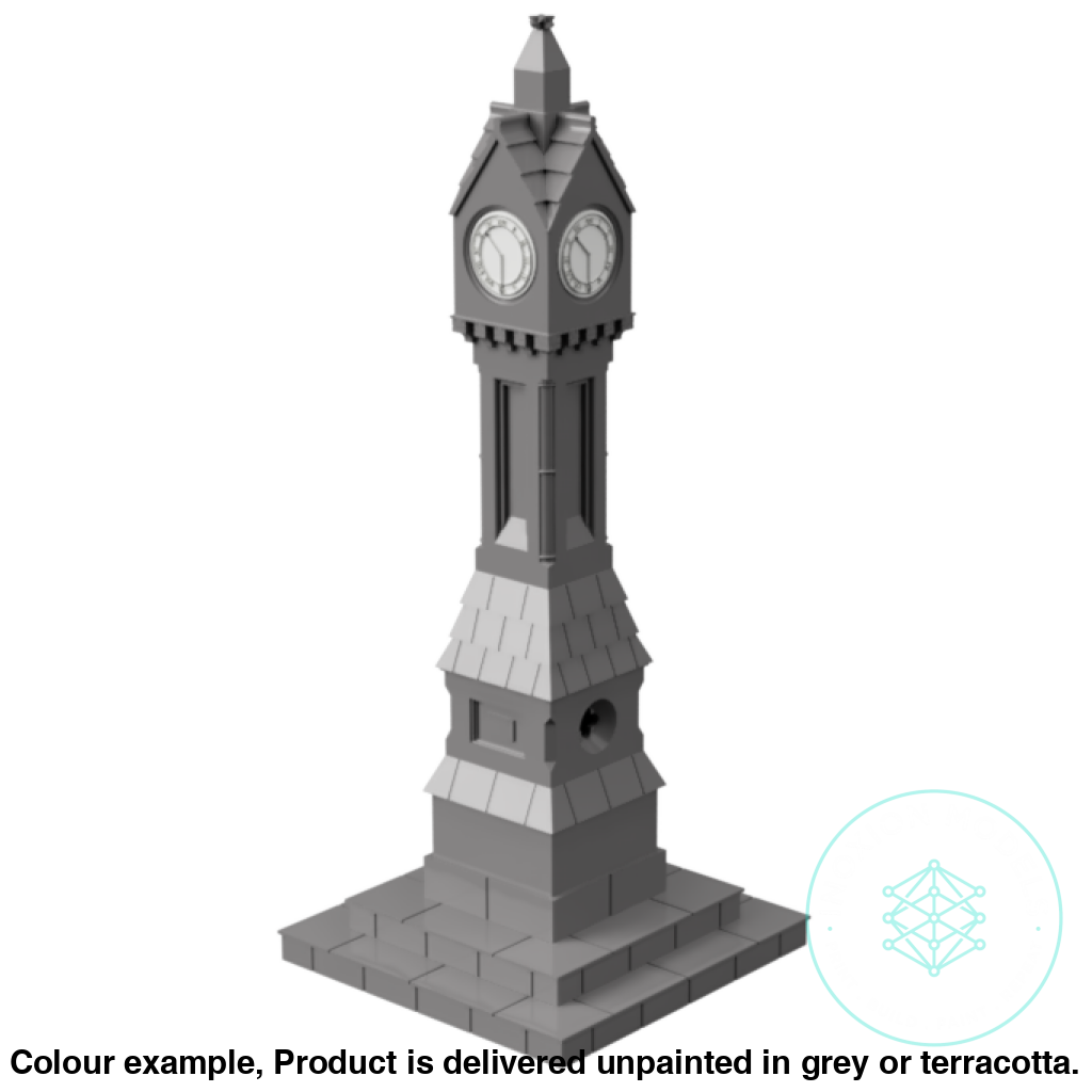 English Town Clock Model OO HO Scale