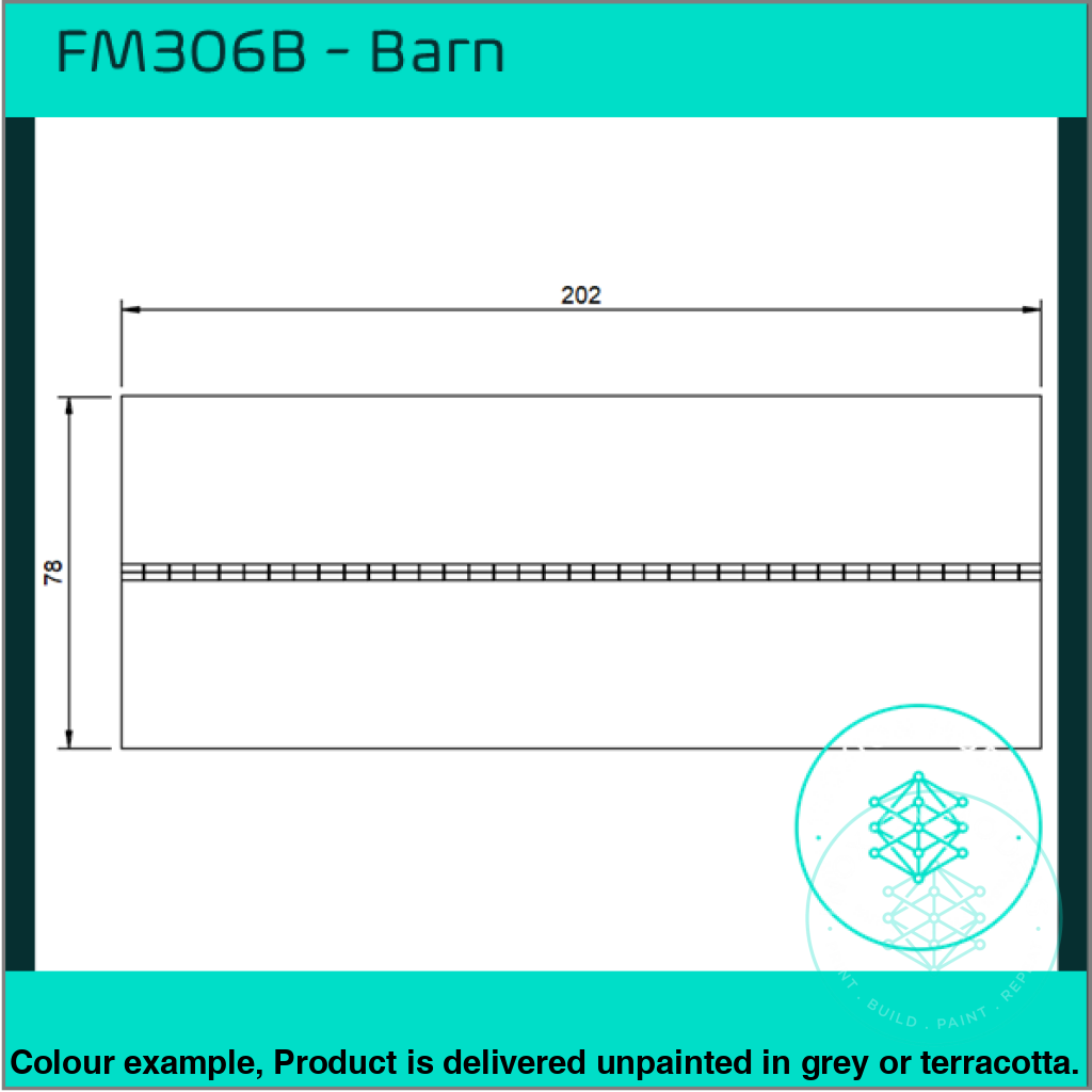 Detailed Stone Barn OO HO Scale Model Kit