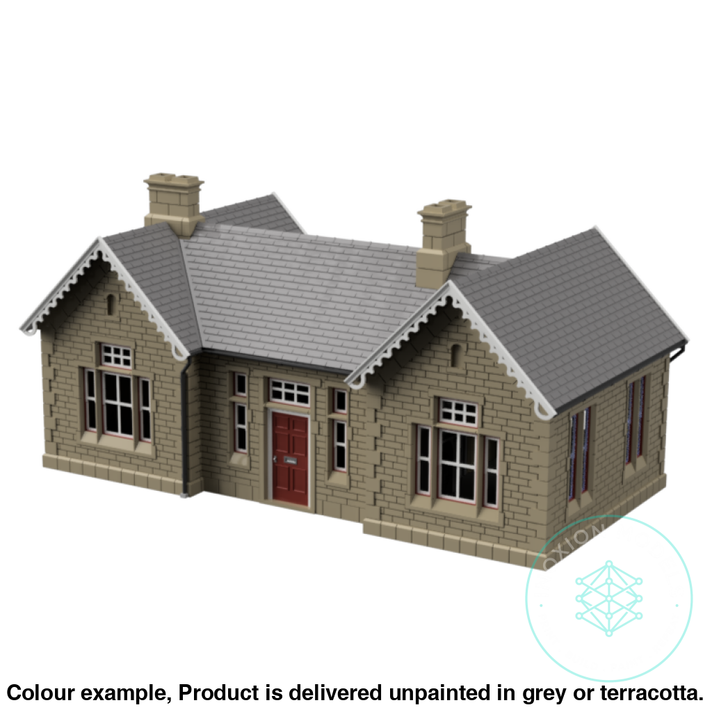 LMS Station Building OO HO Scale Model Kit