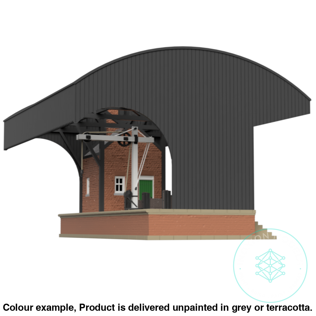 Coal Loading Stage OO HO Scale Model Kit