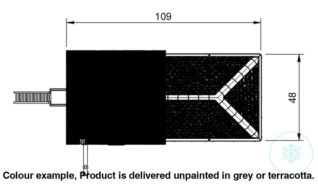 Detailed Brick Water Tower OO HO Scale Model Kit
