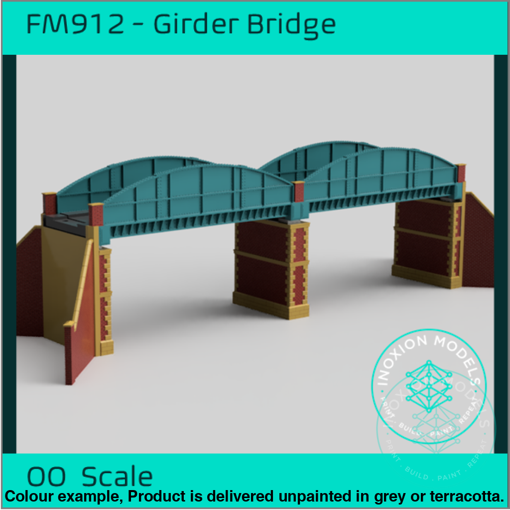 Single Track Girder Bridge OO Scale Model Kit