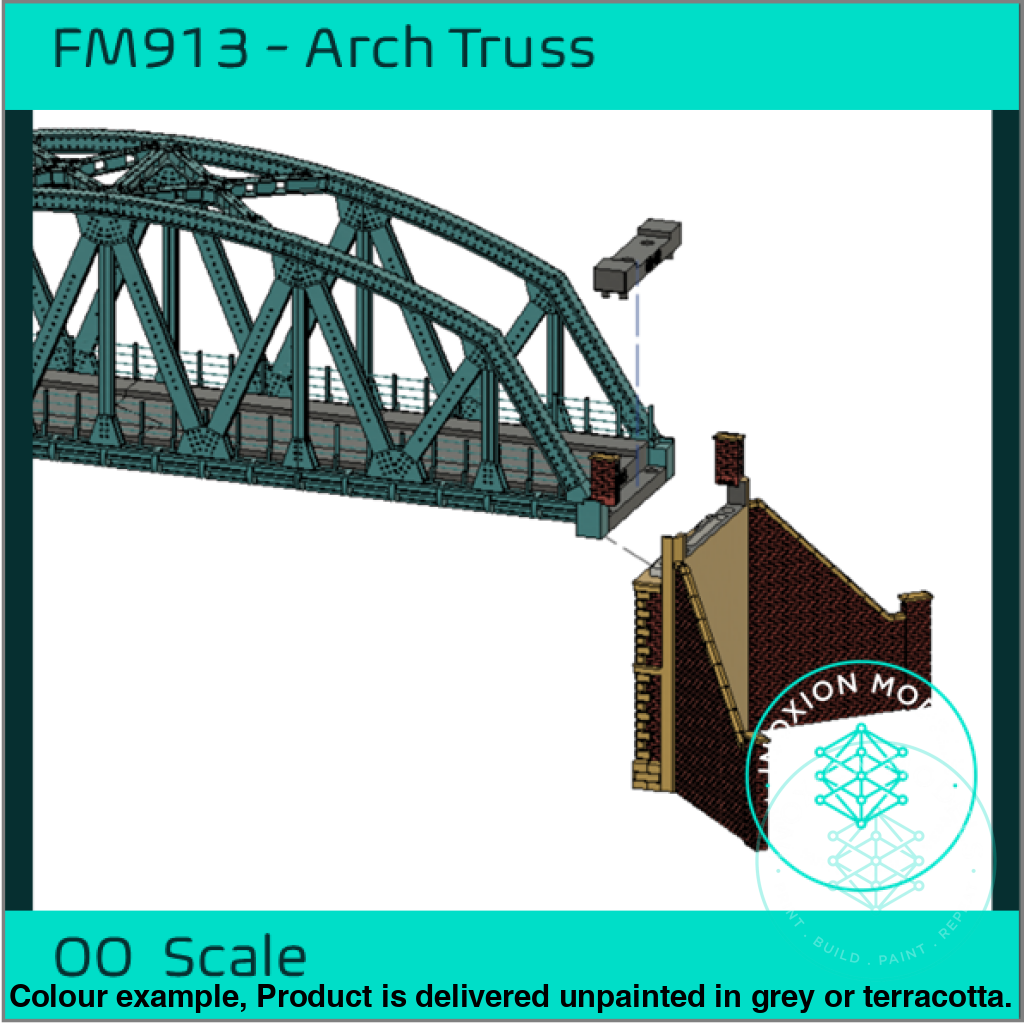 Single Track Truss Bridge OO Scale Model Kit