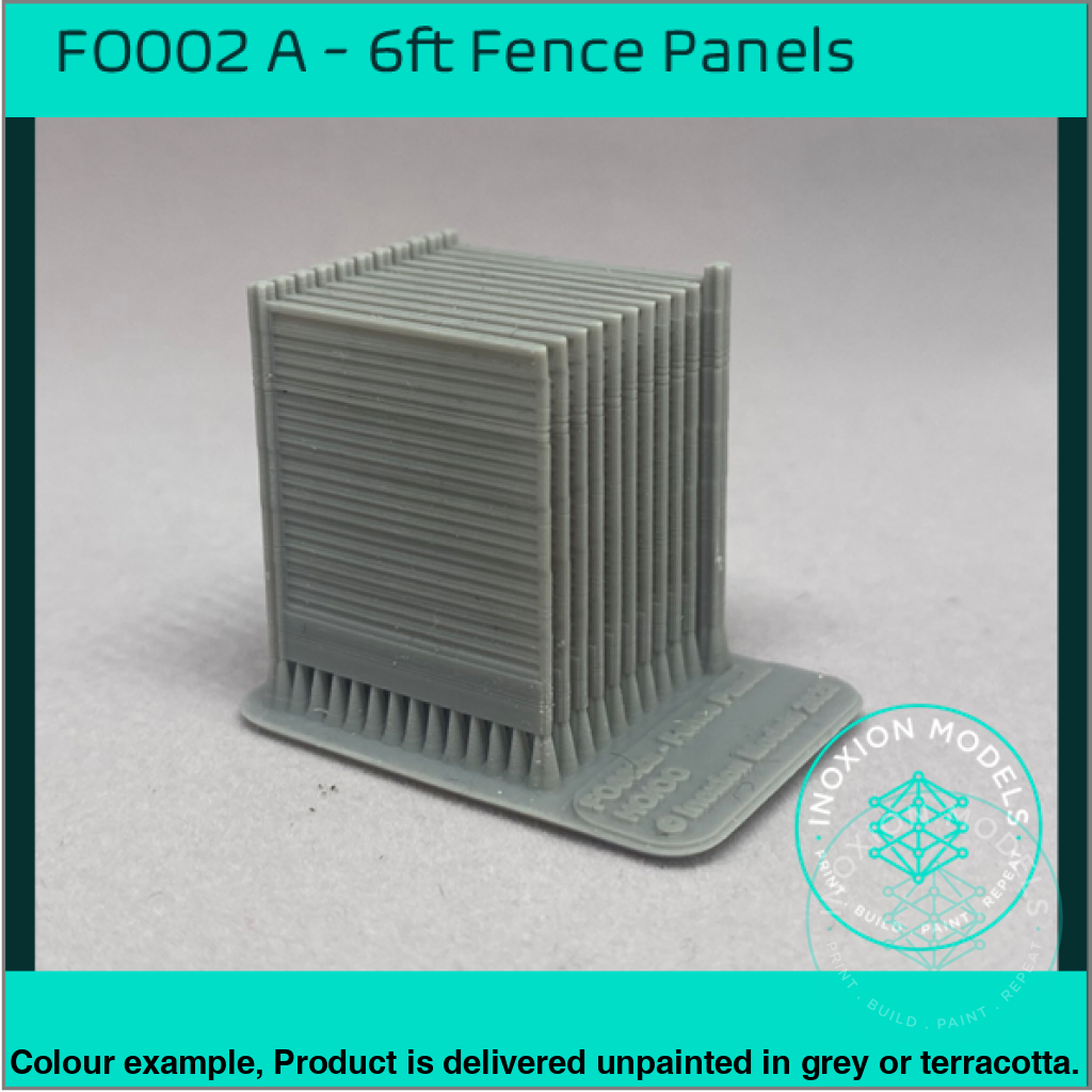 6ft Garden Fence OO HO Scale Model Kit