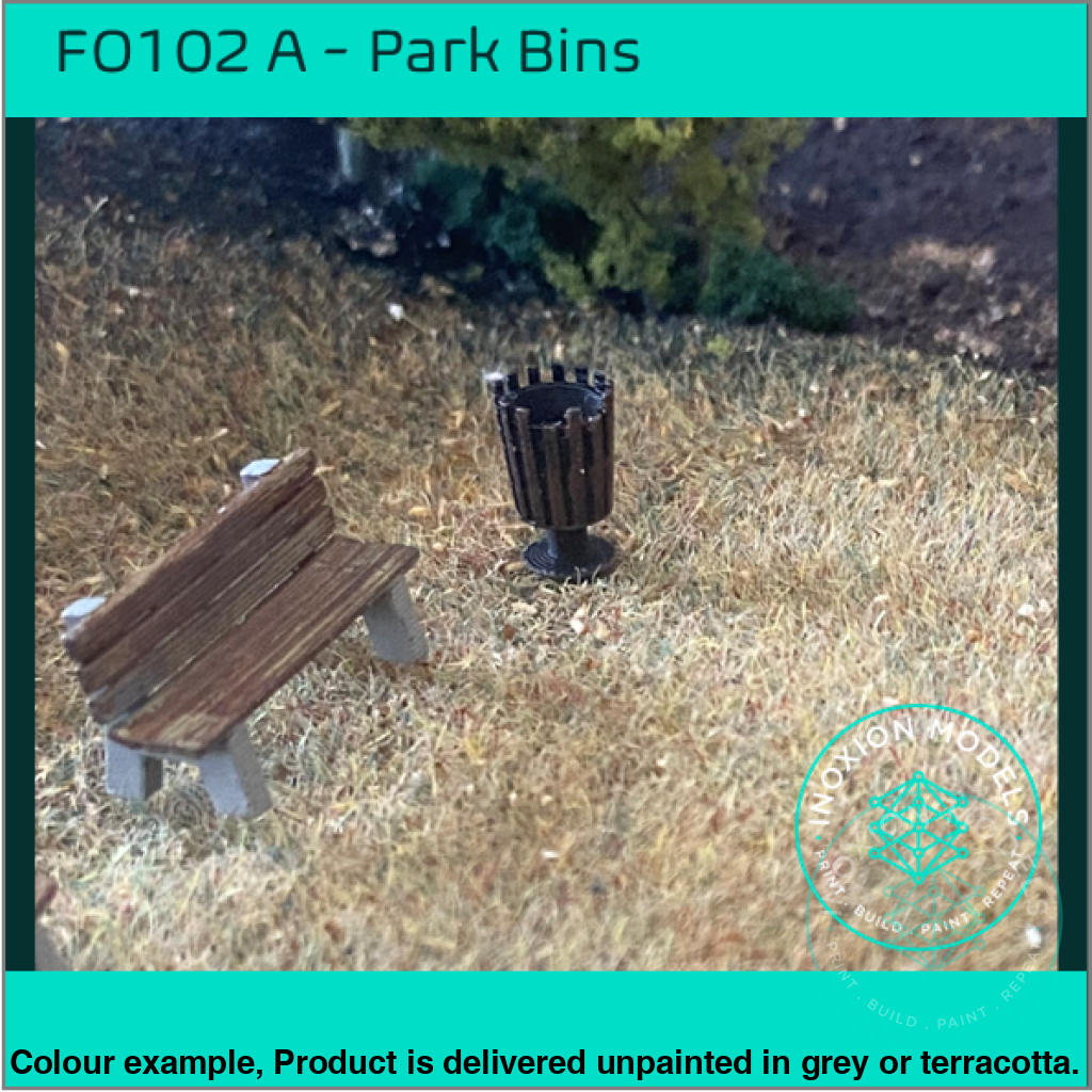 Park Bins OO HO Scale Model Set