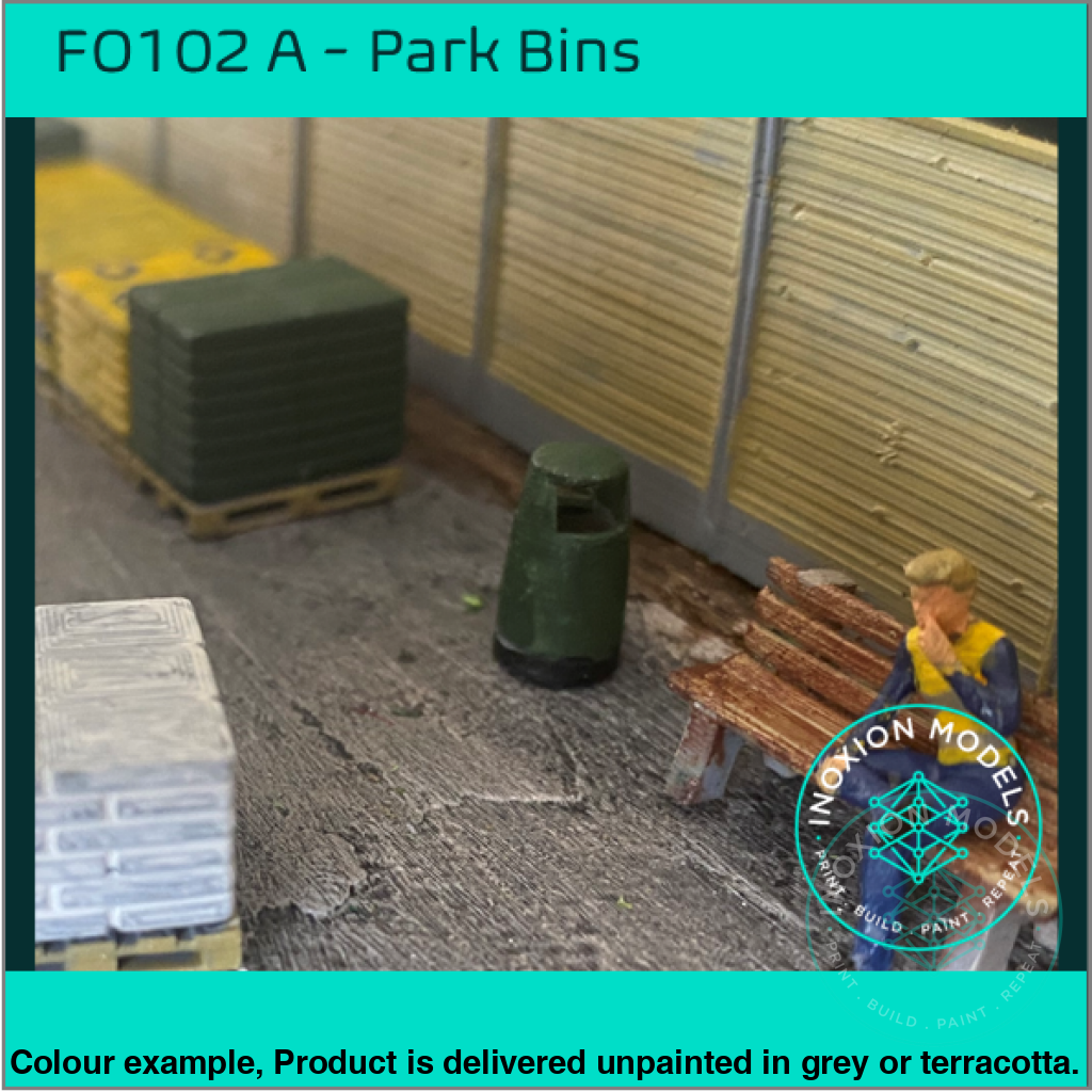 Park Bins OO HO Scale Model Set