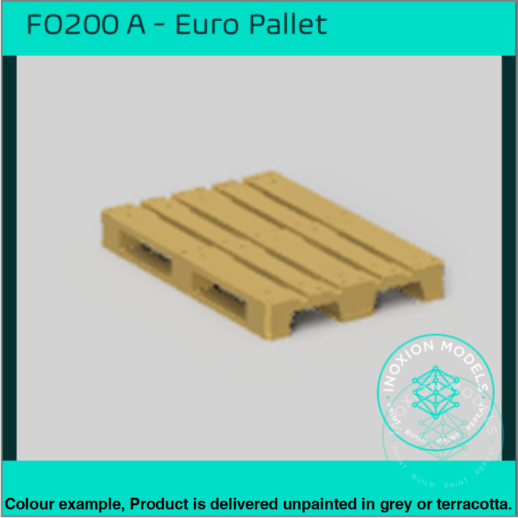 10 Euro Pallets OO HO Scale Model Set