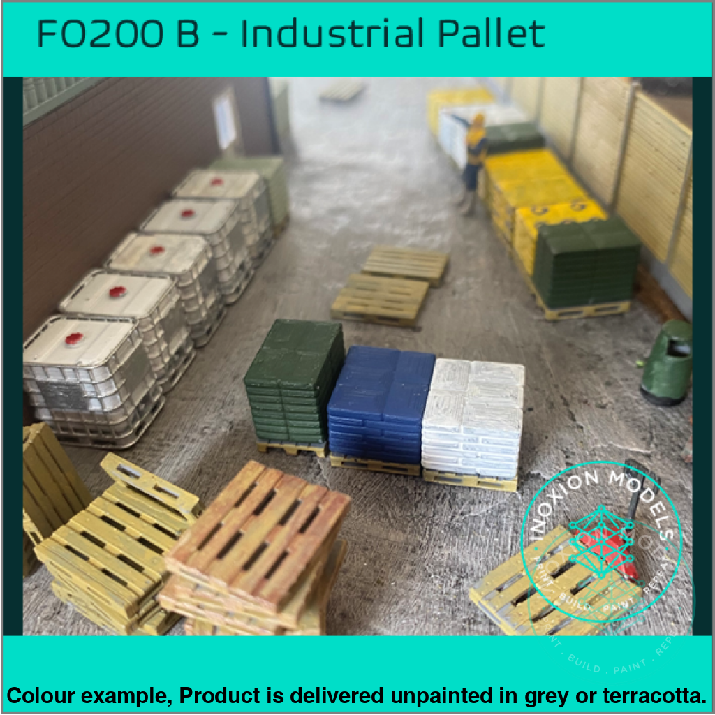10 Euro Pallets OO HO Scale Model Set