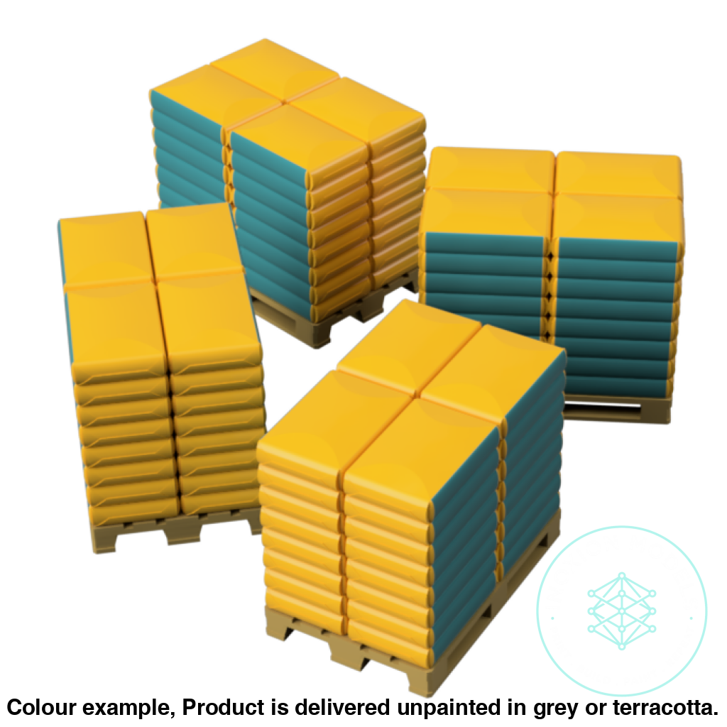 Euro Pallets OO HO Scale Model Set with Cargo