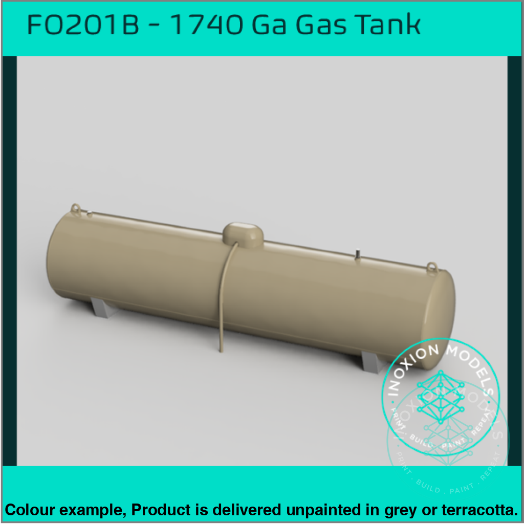 1740 Gallon Gas Tank OO HO Scale Model