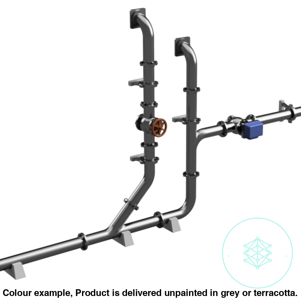 9 Inch Pipes OO HO Scale Model Kit 62 Piece Set