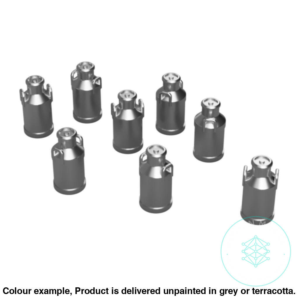 Medium Milk Churns OO HO Scale Model Set