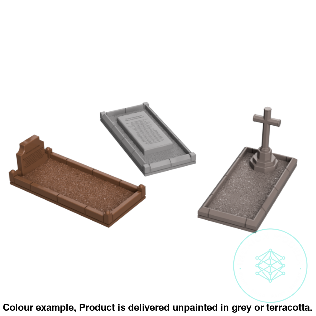 Grave Plots OO HO Scale Model Set