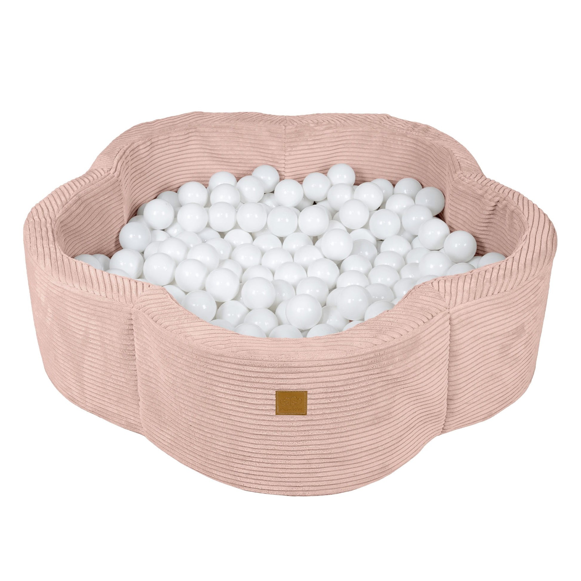 bold pink flower baby ball pit for safe toddler playtime adventures