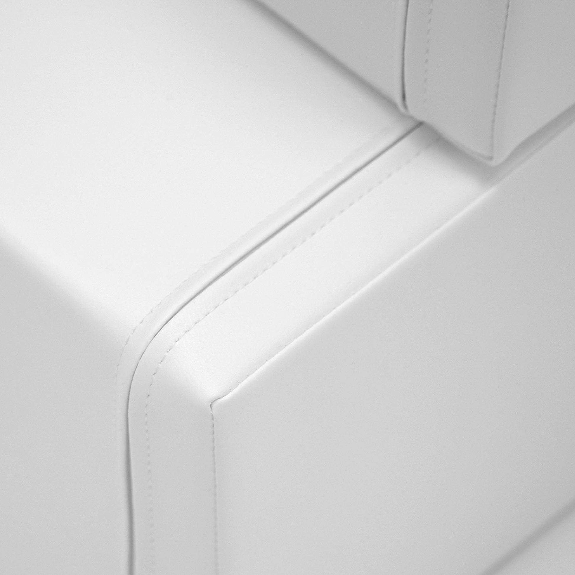 elegant stack of soft foam building blocks in a minimalist nordic playroom