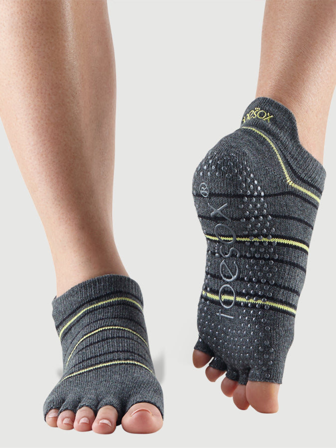 Low Rise Half Toe Yoga Grip Socks for Women