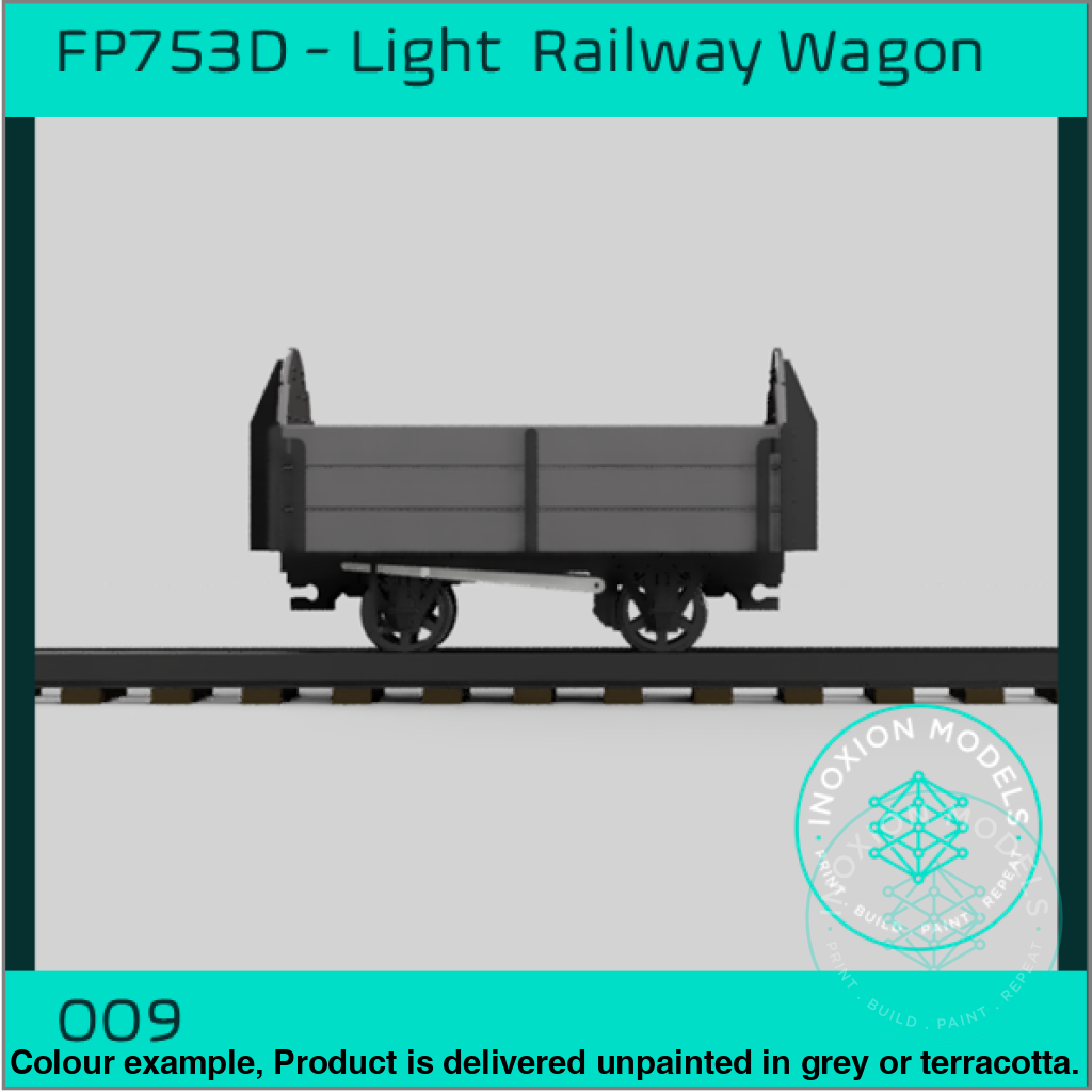 Light Railway Wagon OO9 Narrow Gauge Model Kit Pack of 4