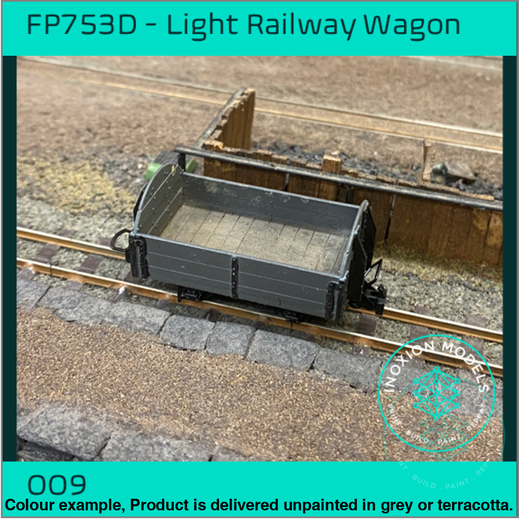 Light Railway Wagon OO9 Narrow Gauge Model Kit Pack of 4
