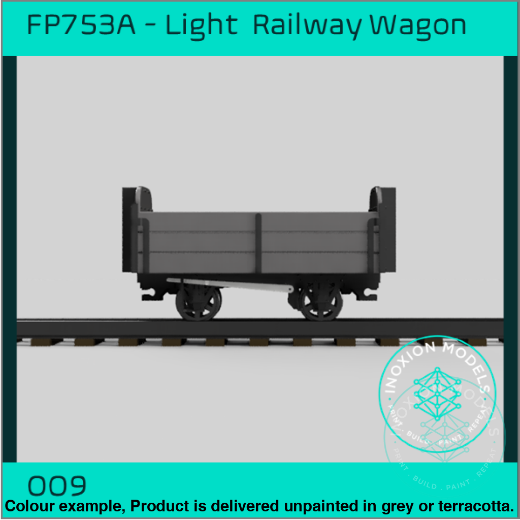 4 Piece OO9 Narrow Gauge Light Railway Wagon Pack