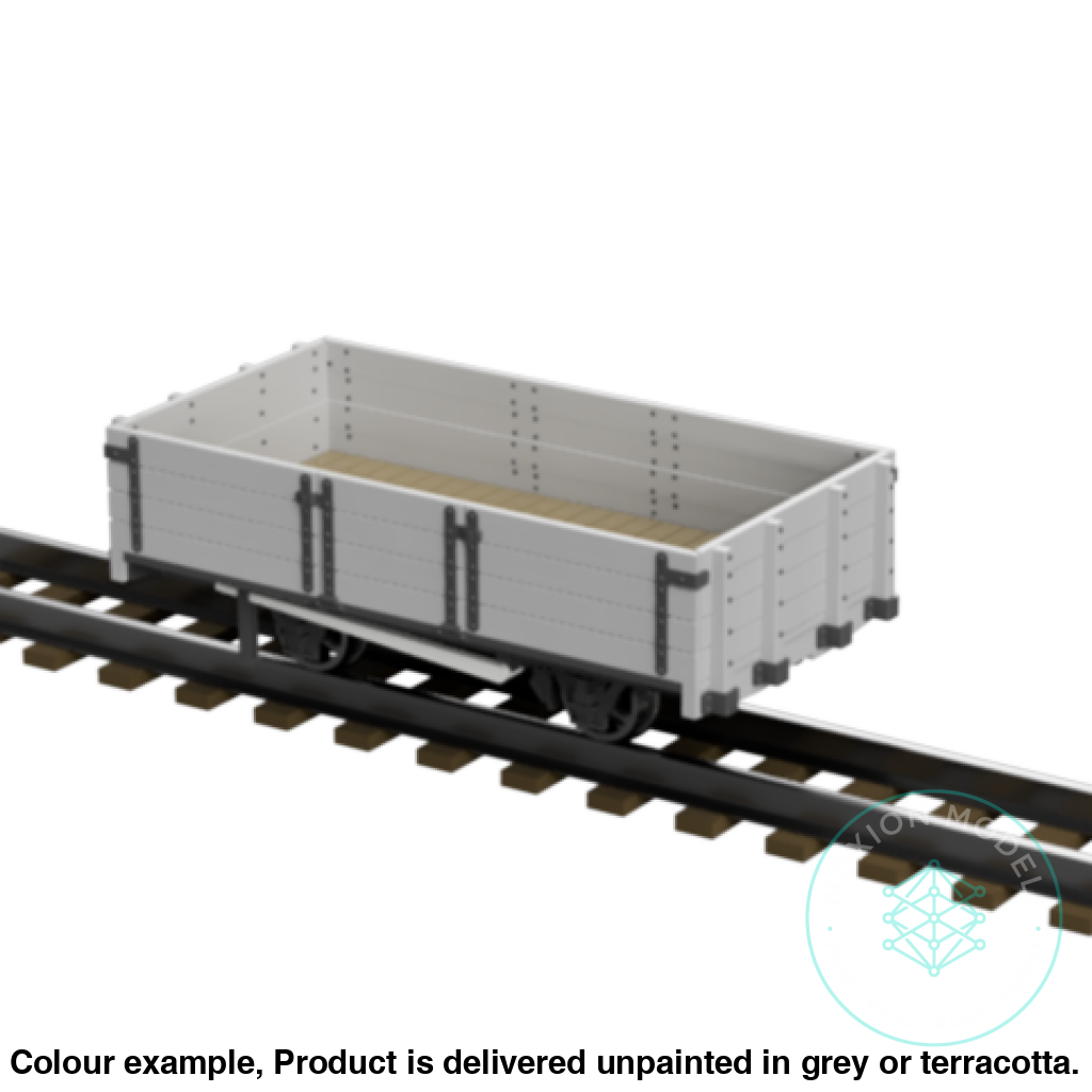 4 Pack OO9 Gauge 5 Ton Open Railway Wagons