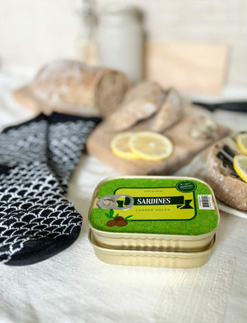 Novelty Sardine Socks in a Can – Unique Gift for Men & Women by SEIK at www.brixbailey.com