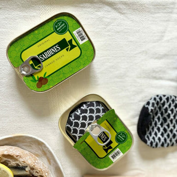 Novelty Sardine Socks in a Can – Unique Gift for Men & Women by SEIK at www.brixbailey.com