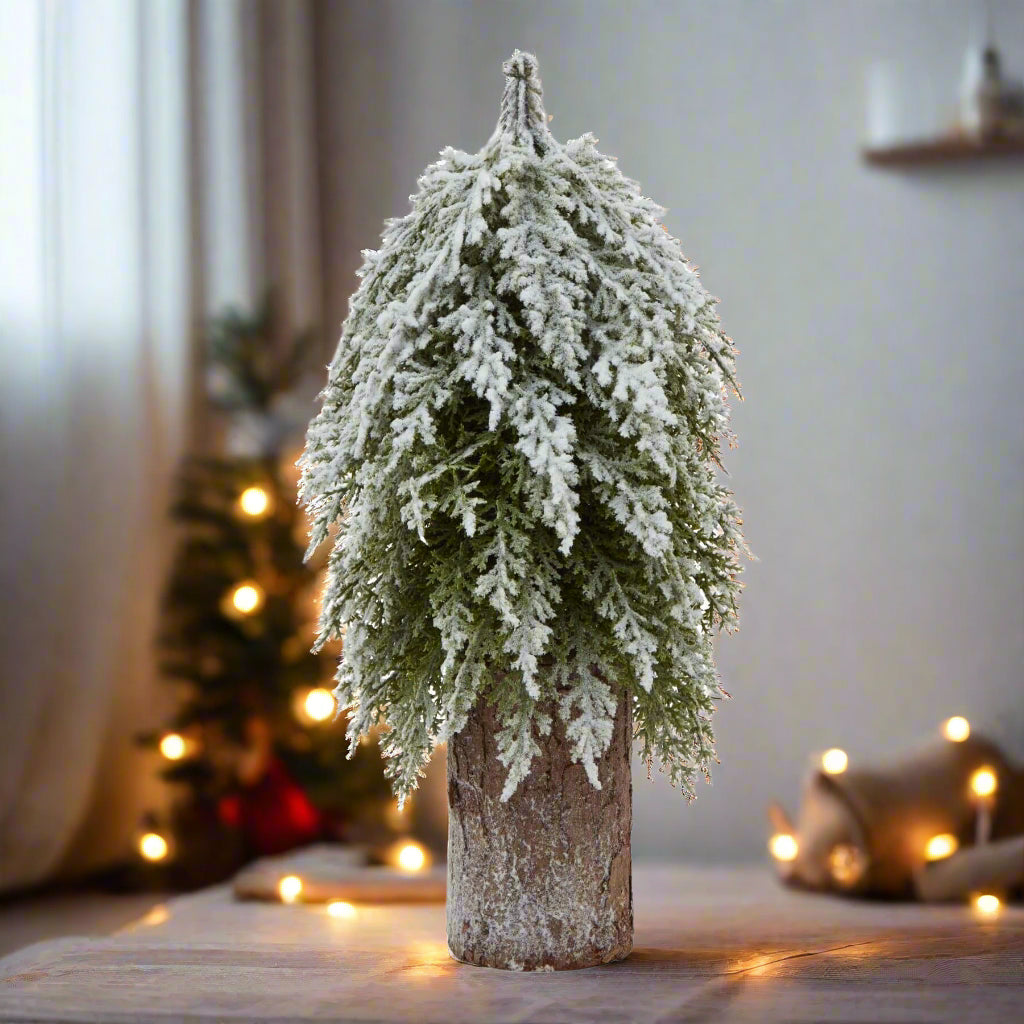Mini Snowy Fir Tabletop Christmas Tree