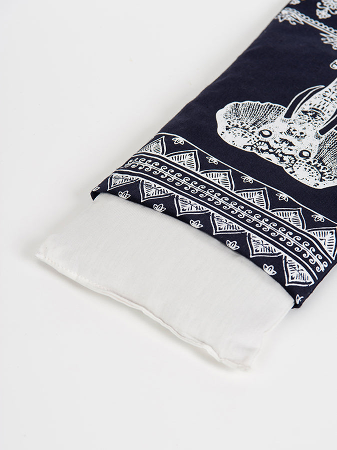 Yoga Studio GOTS Organic Cotton Lavender Scented & Unscented Linseed Aztec Elephant Eye Pillows