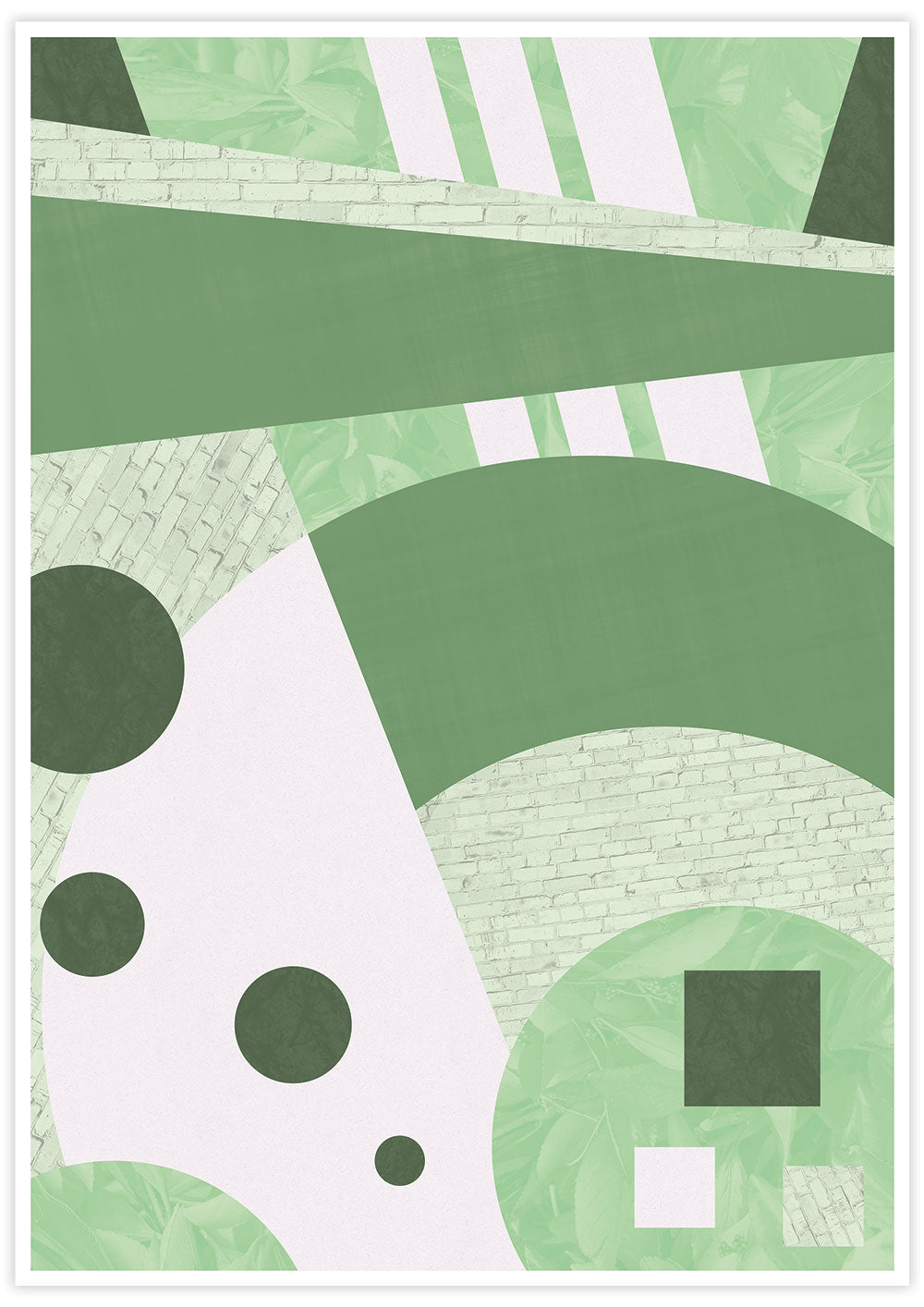 Garden Funk Geometric Pattern Print