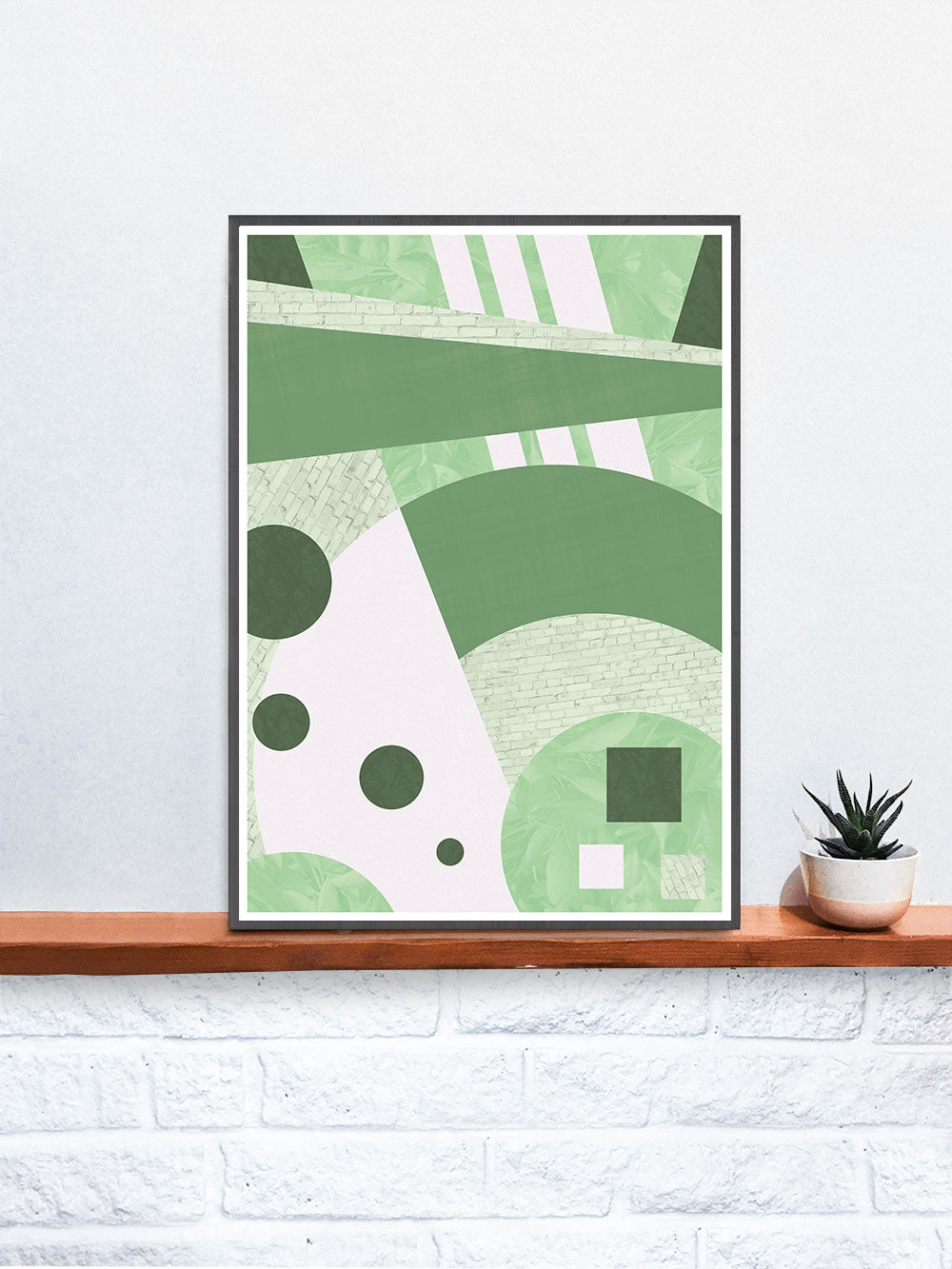 Garden Funk Geometric Pattern Print